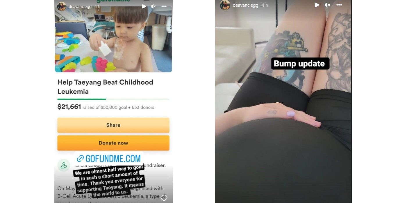 Deavan Clegg Pregnant Baby Instagram Son Cancer In 90 Day Fiance