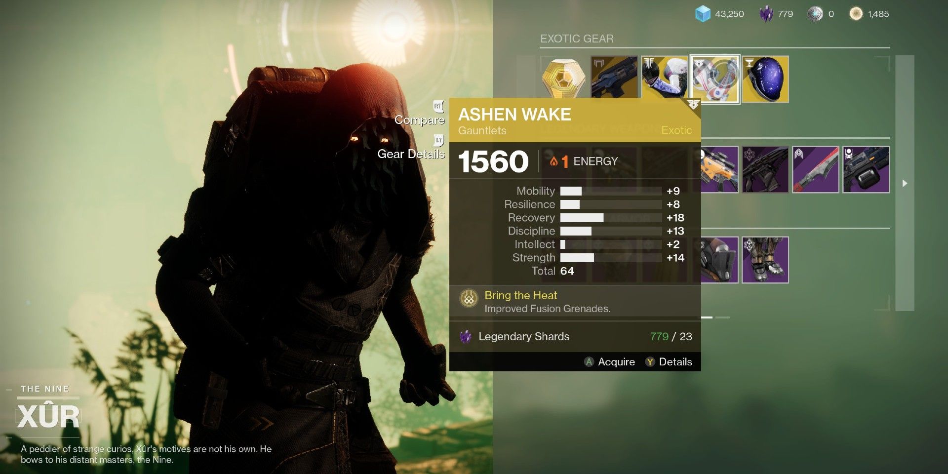 Destiny 2 Xur Location and Exotic Items (June 3 June 6)