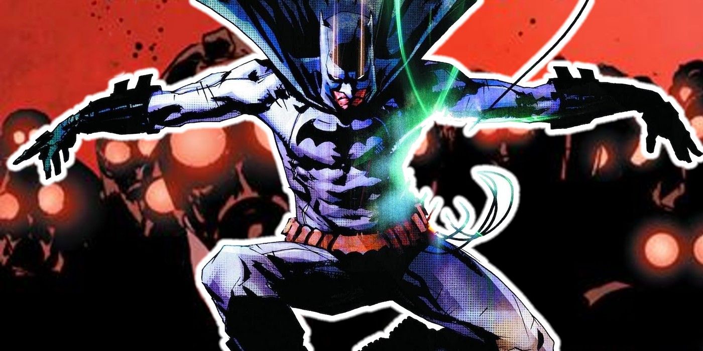Dick Grayson&rsquo;s Batman in Batman: The Black Mirror.