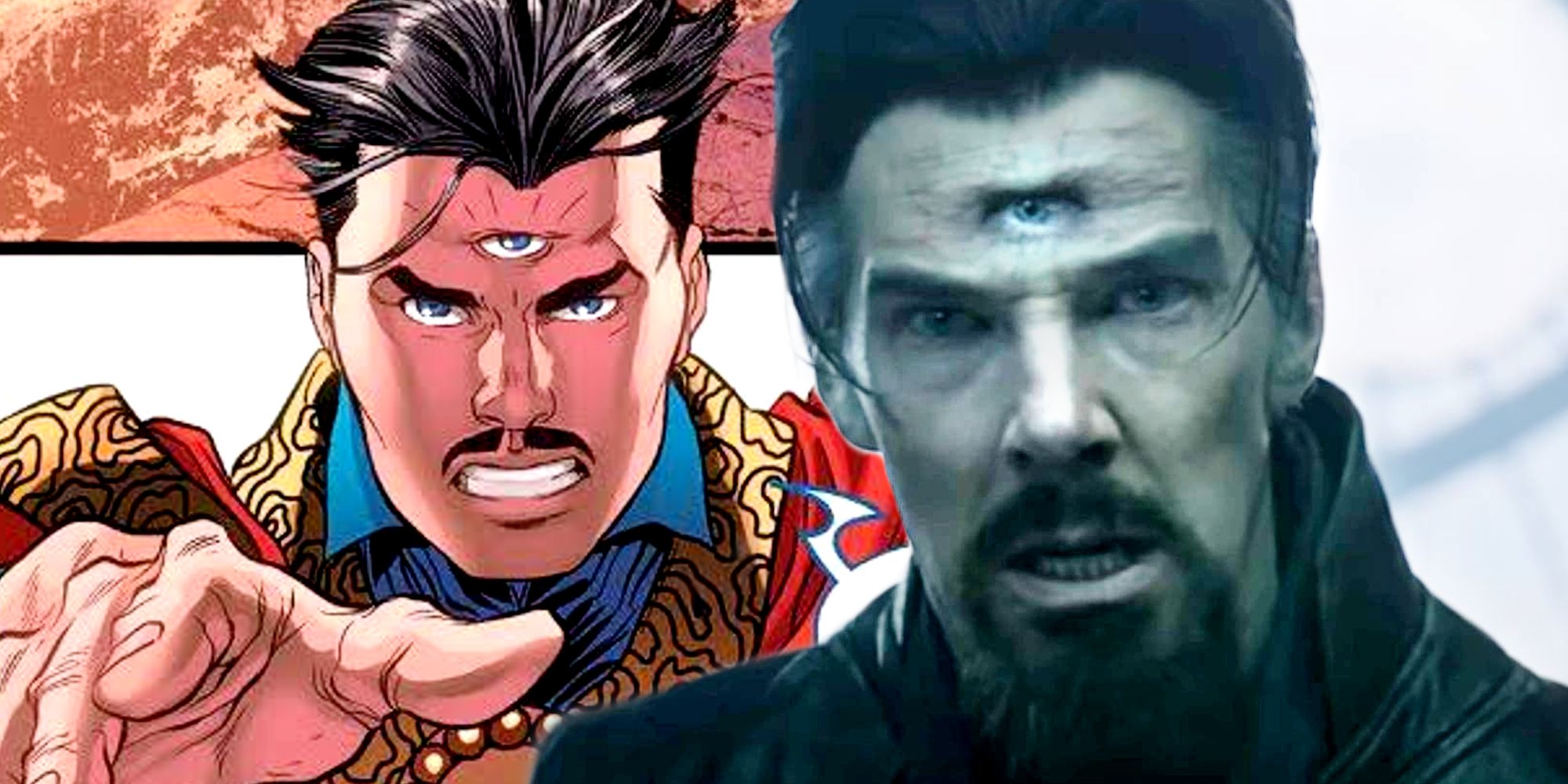 Por qué Doctor Strange obtiene un tercer ojo al final de Multiverse Of ...