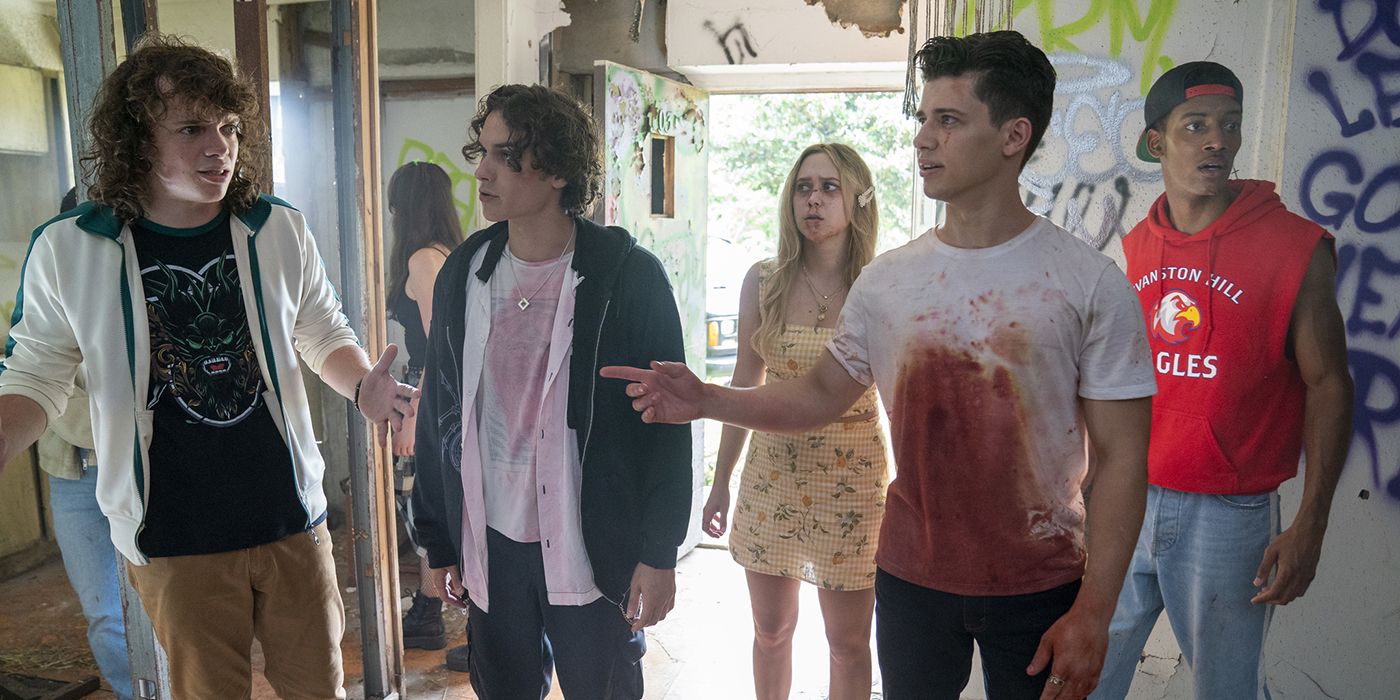 Drew Scheid, Benjamin Wadsworth and Uriah Shelton in Unhuman