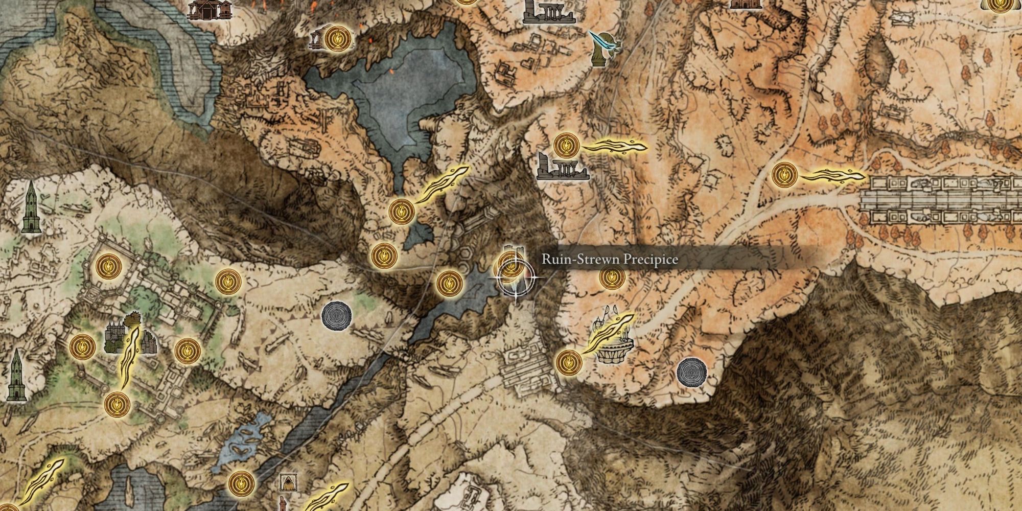 Elden Ring Ruin Strewn Precipice Map