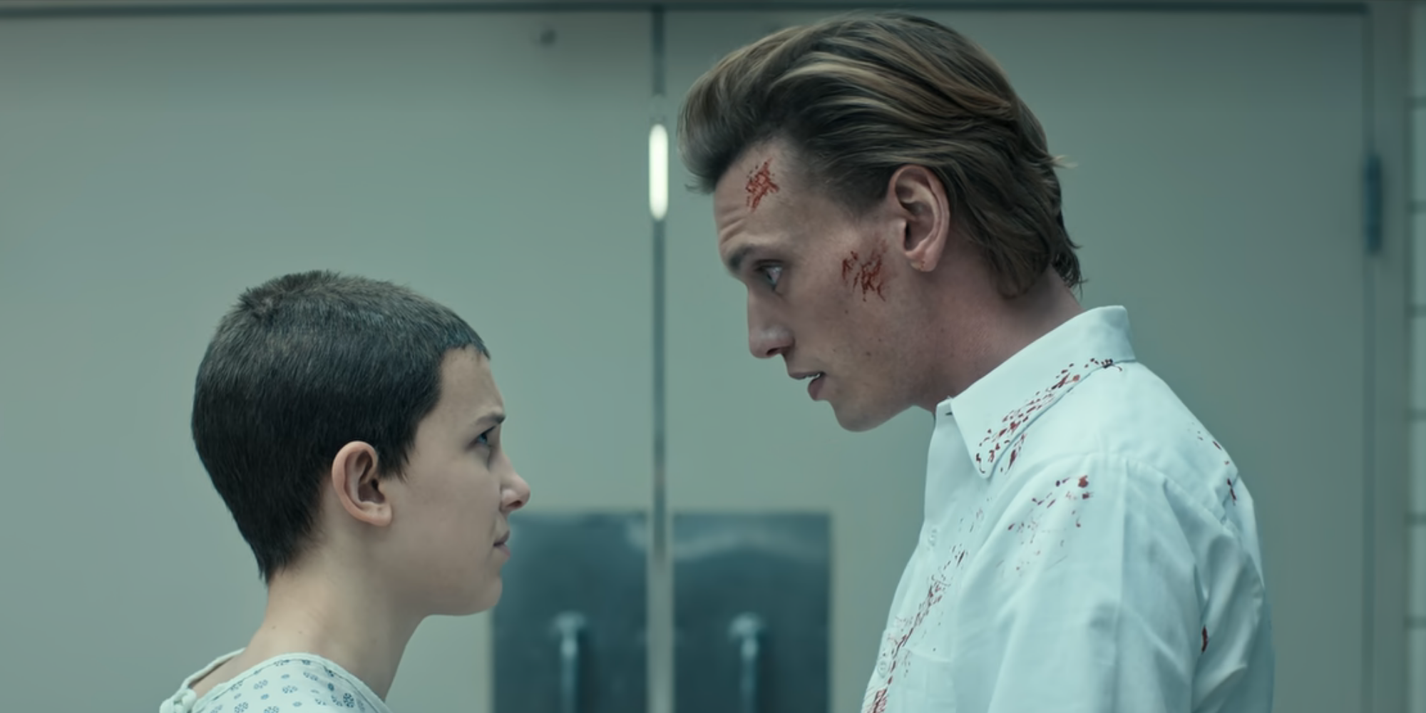 Eleven confronts One in Stranger Things season 4.