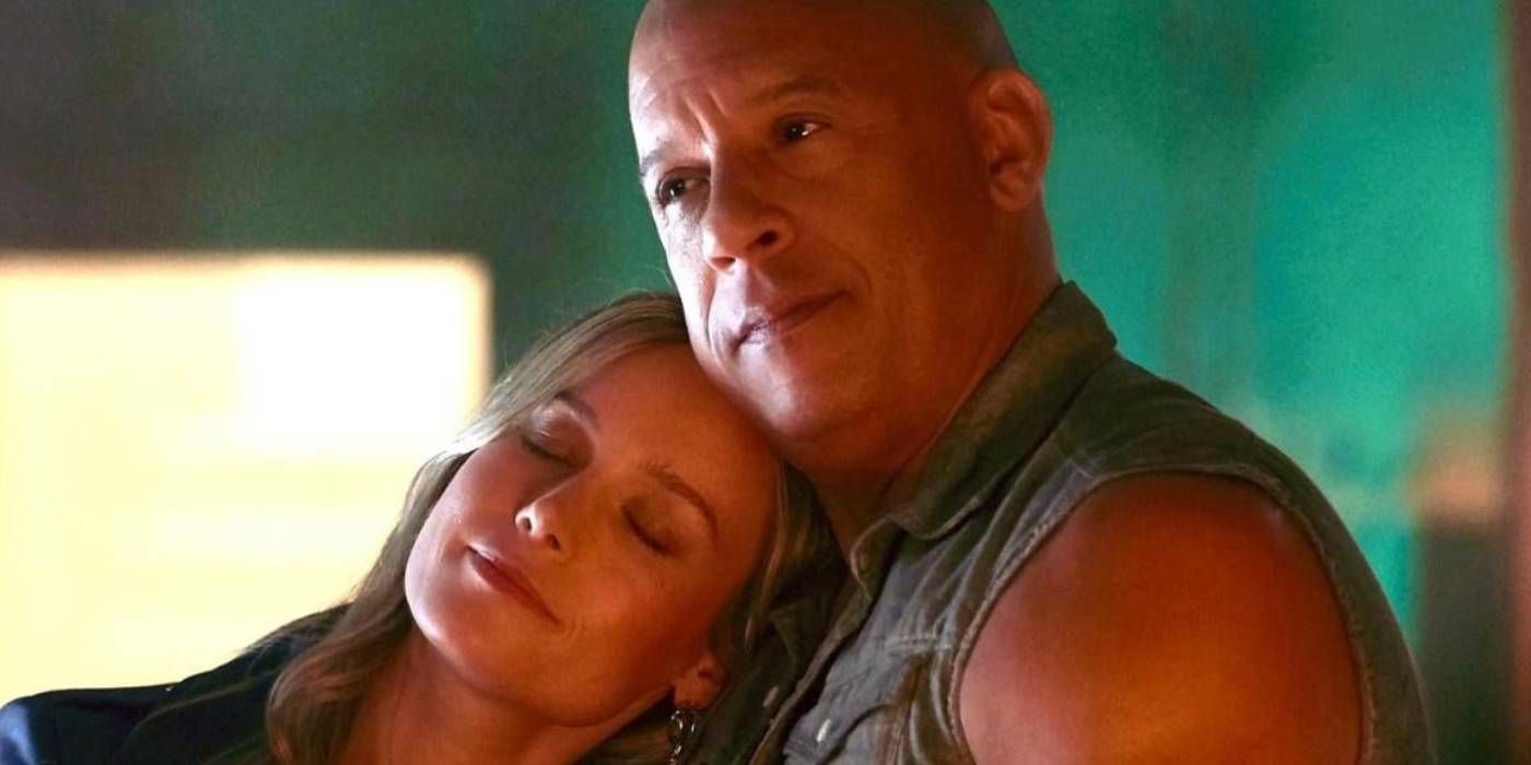 Vin Diesel e Brie Larson em Velozes X.