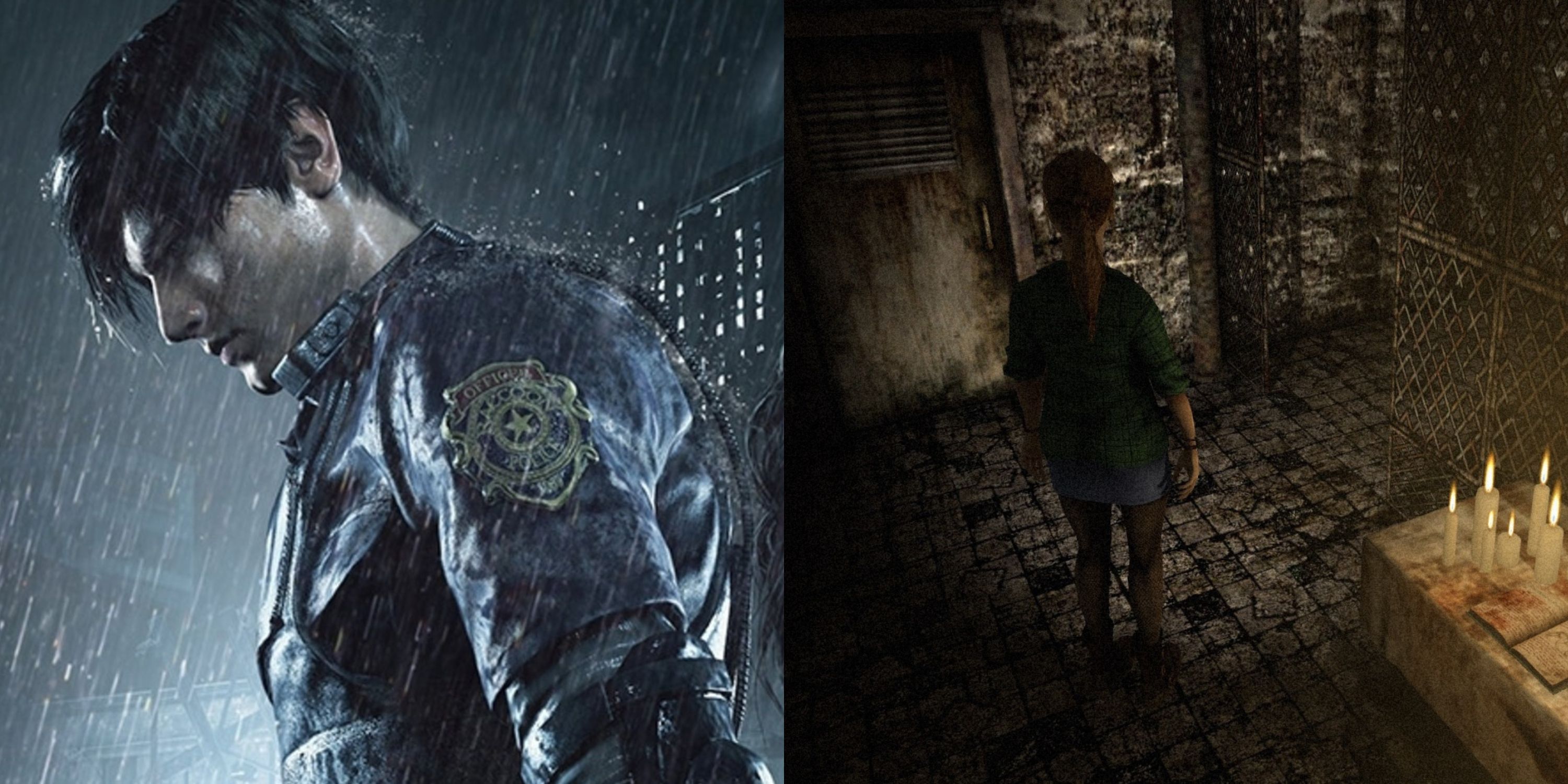 Featured image Leon from Resident Evil 2 and Abigail from Simulacrum