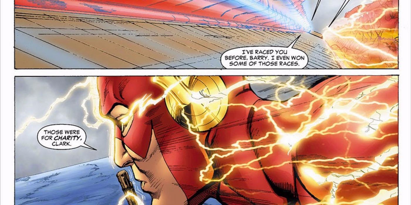 The Flash exposes Superman as a real jerk.