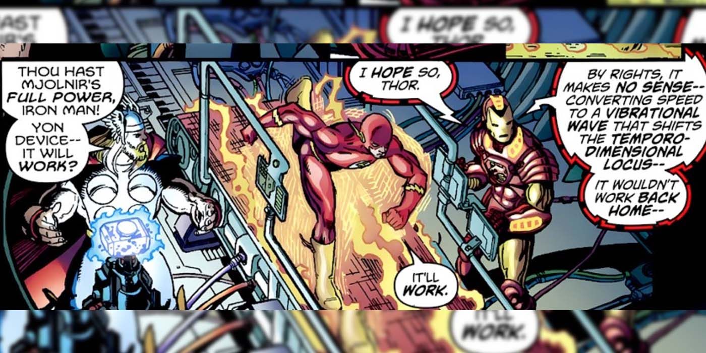 Flash Tony Stark DC Marvel