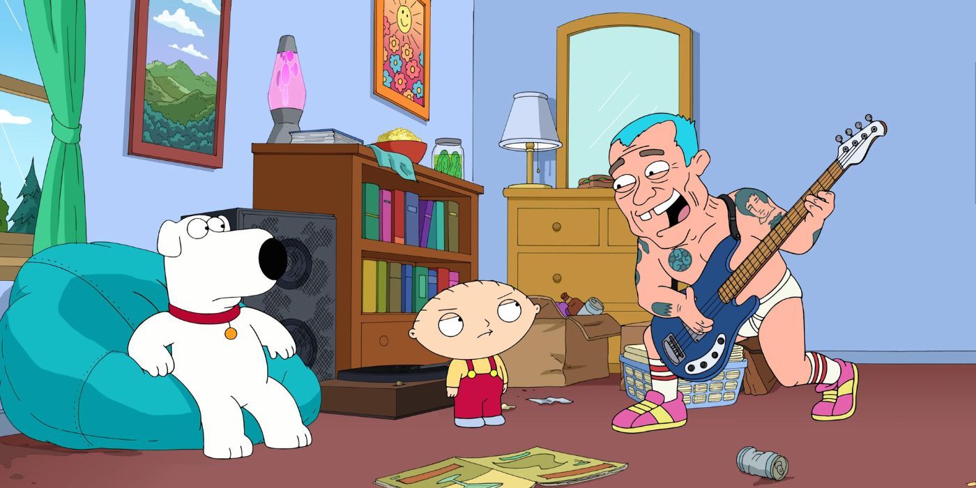 Flea playing guitat in Family Guy.