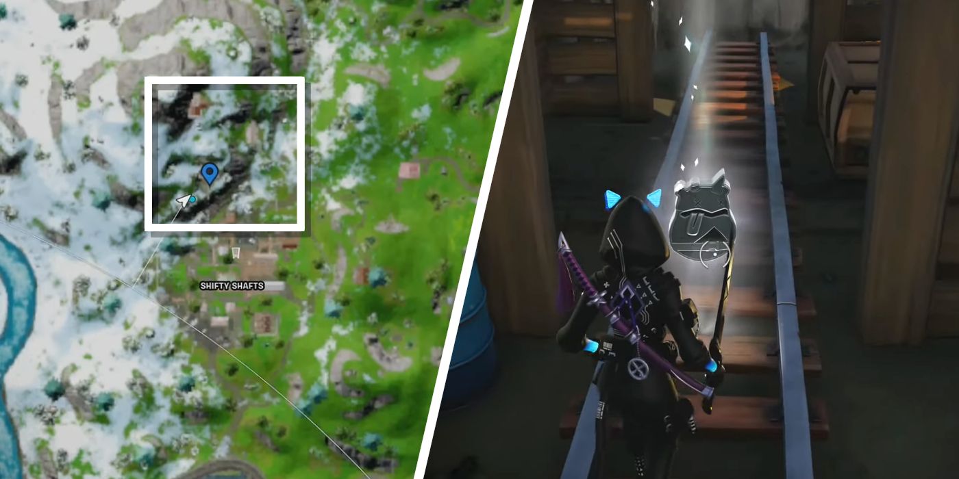Fortnite Finding All Tover Tokens In Shifty Shafts Map Location