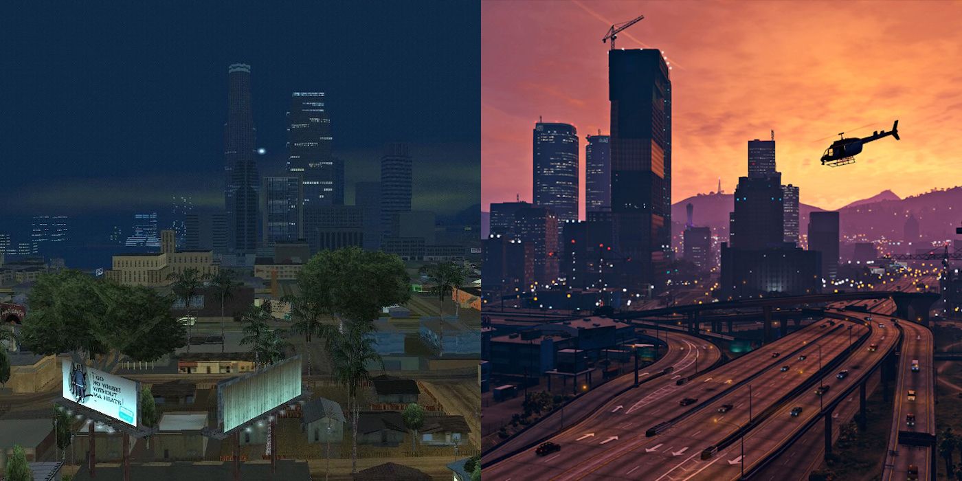 Comparação: Mapa do GTA V vs. GTA San Andreas - GTA 5