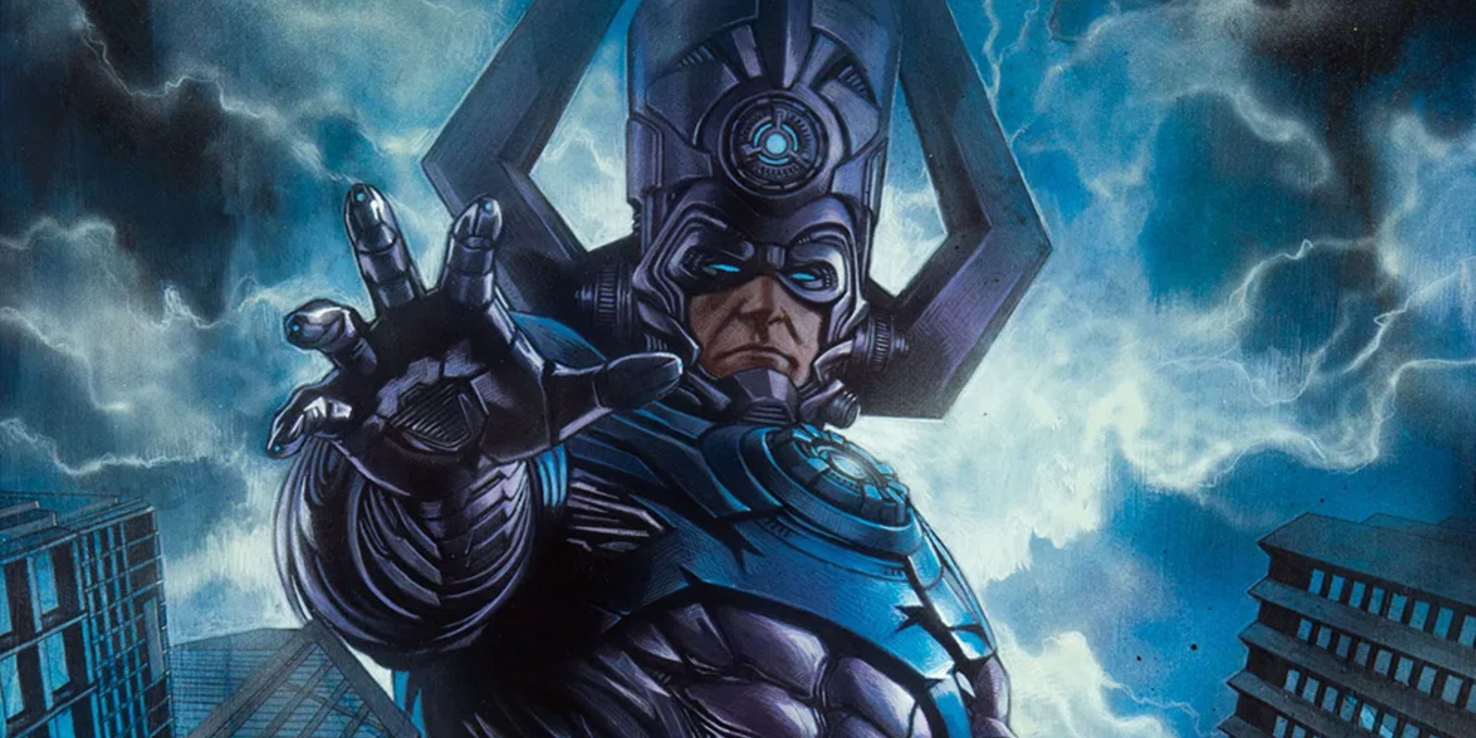 Galactus on Earth with a storm brewing