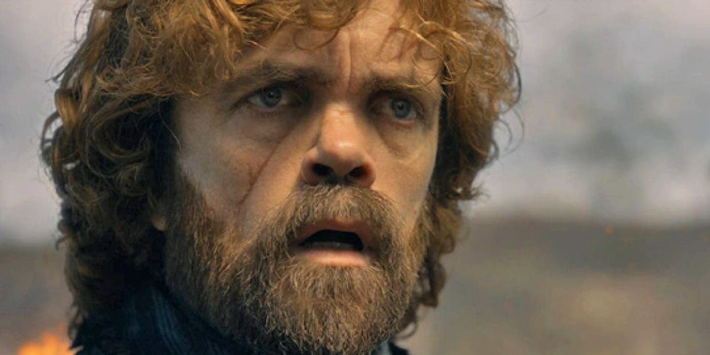 Tyrion looking shocked in Game of Thrones