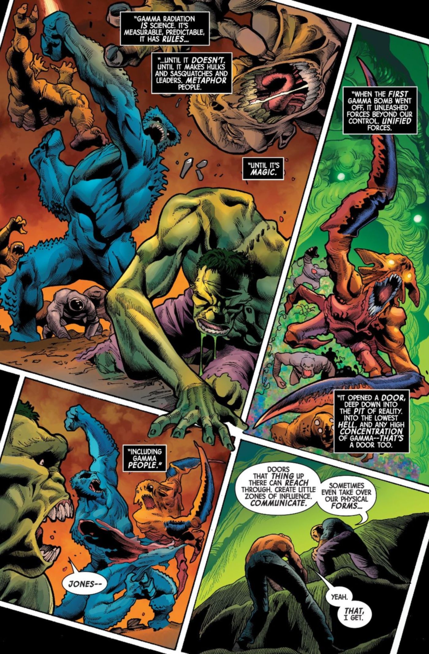 Gamma Radiation Immortal Hulk Marvel Comics