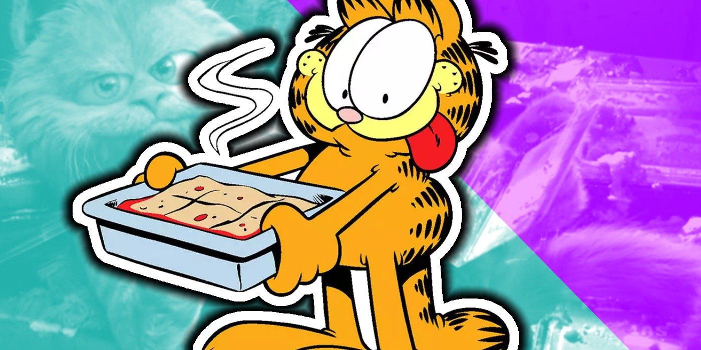 Garfield loving lasanga lasagne