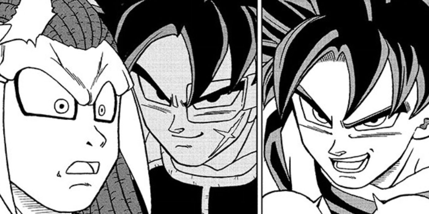 Gas sees the similarities between Gokus father Bardocks mysterious transformation and Gokus new version of Ultra Instinct in Dragon Ball Super chapter 85