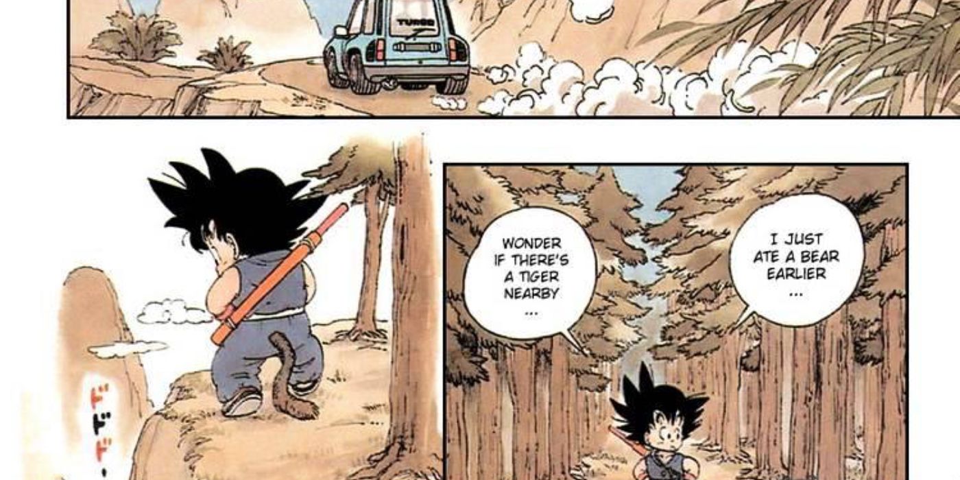 Goku's love of food made him a monster.
