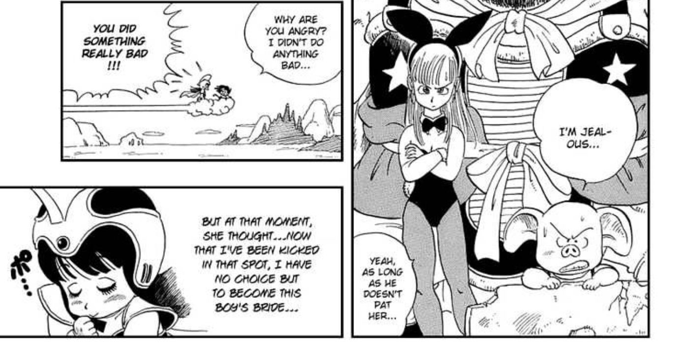 Goku and Chi Chi manga
