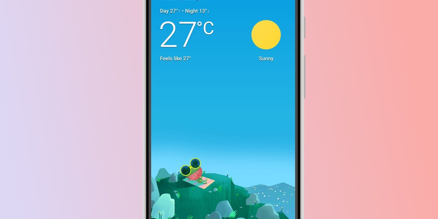 Google Weather Frog app