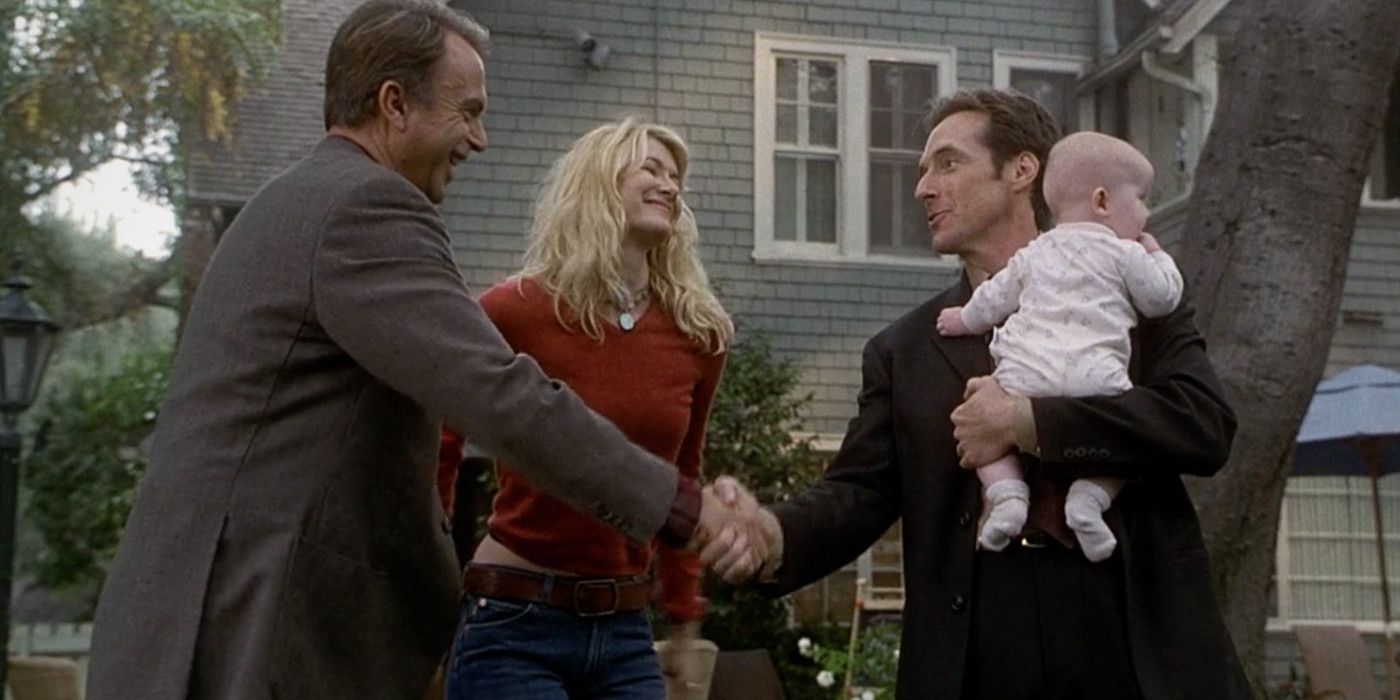 Grant with Ellie and her husband in Jurassic Park III