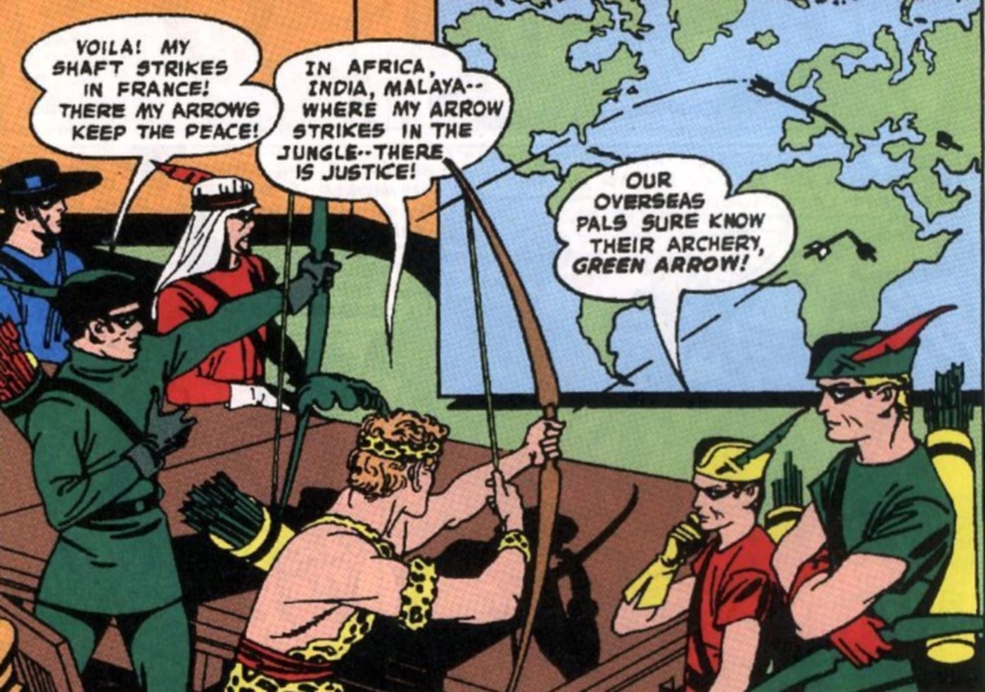 Green Arrows of the World DC Comics