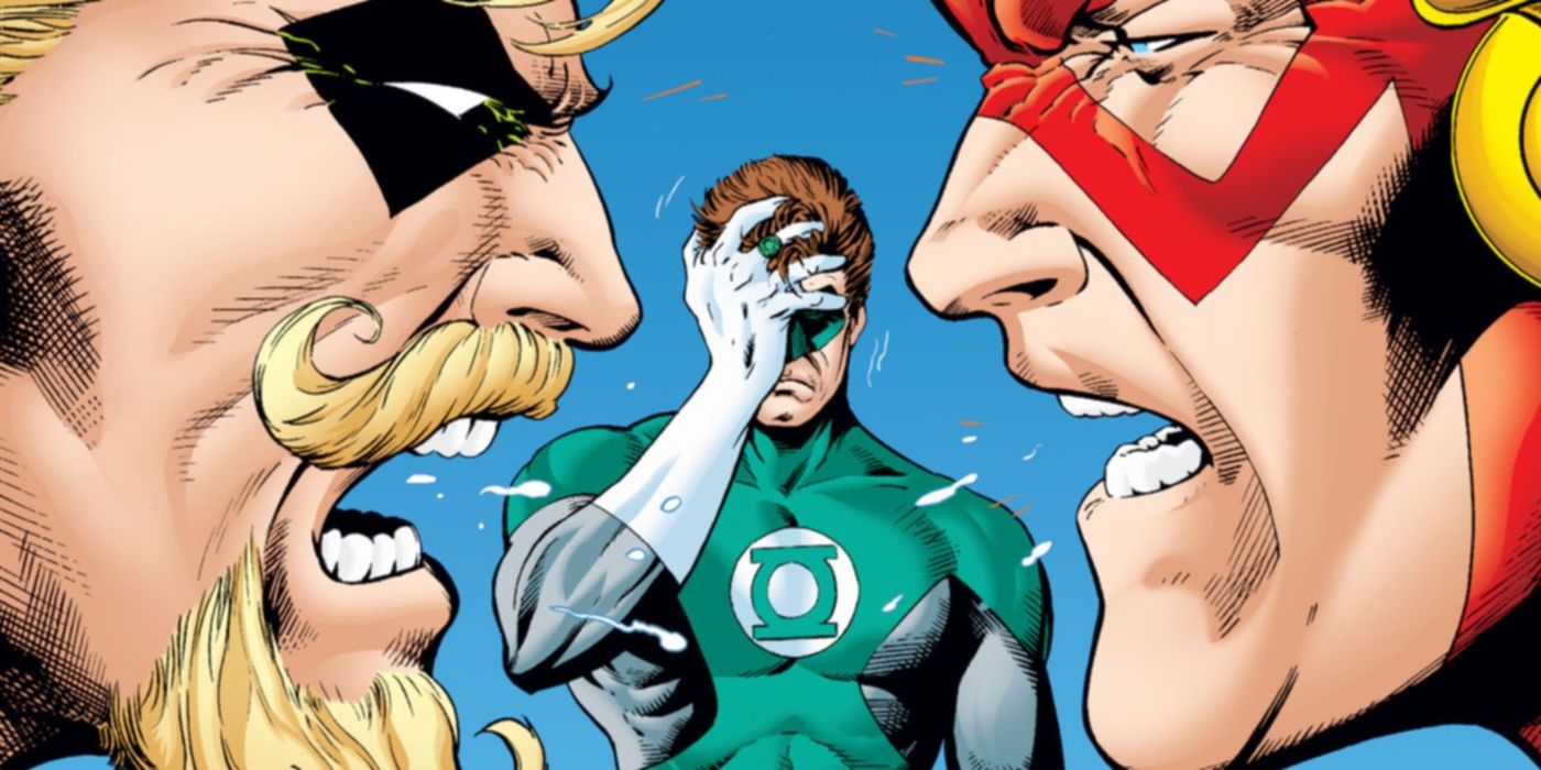 Green Lantern Hal Jordan and the Flash DC Comics
