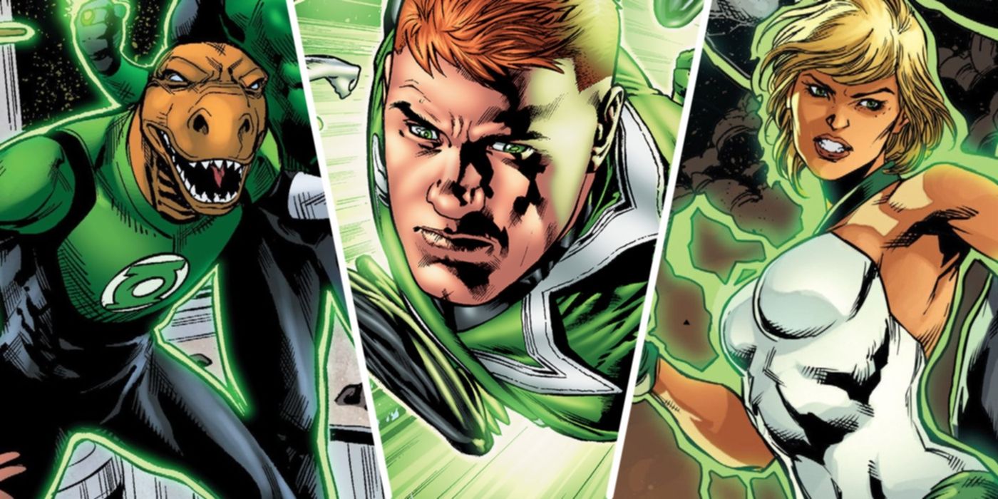 Green Lanterns Isamot Guy Gardner Arisia DC Comics