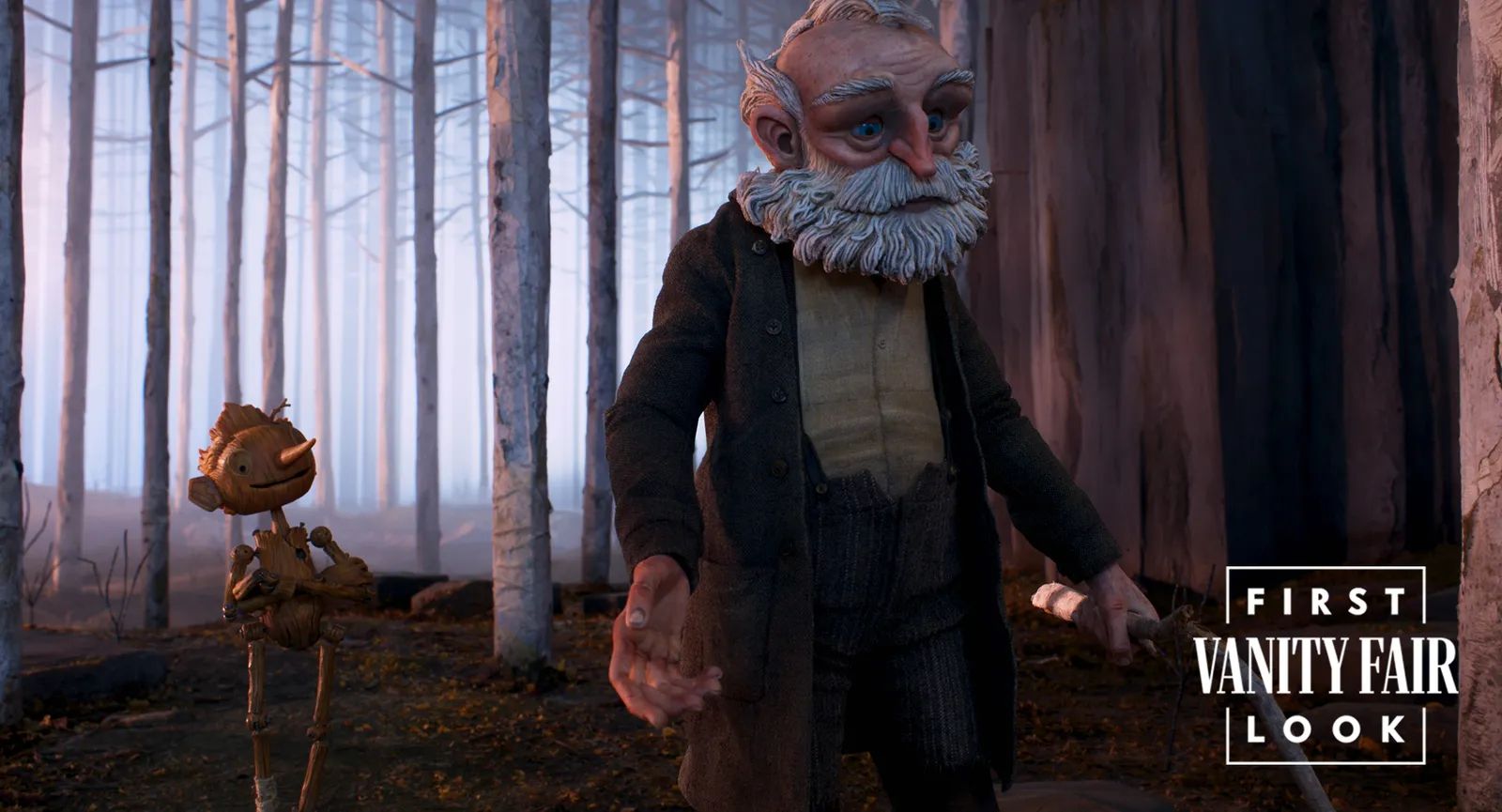 Guillermo Del Toro Pinocchio Vanity Fair First Look Geppetto Woods