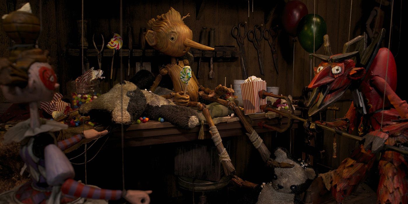Guillermo Del Toro Pinocchio first look on the shelf
