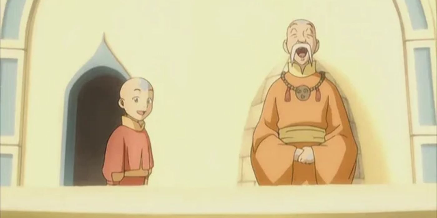 Aang and Gyatso from Avatar the Last Airbender 