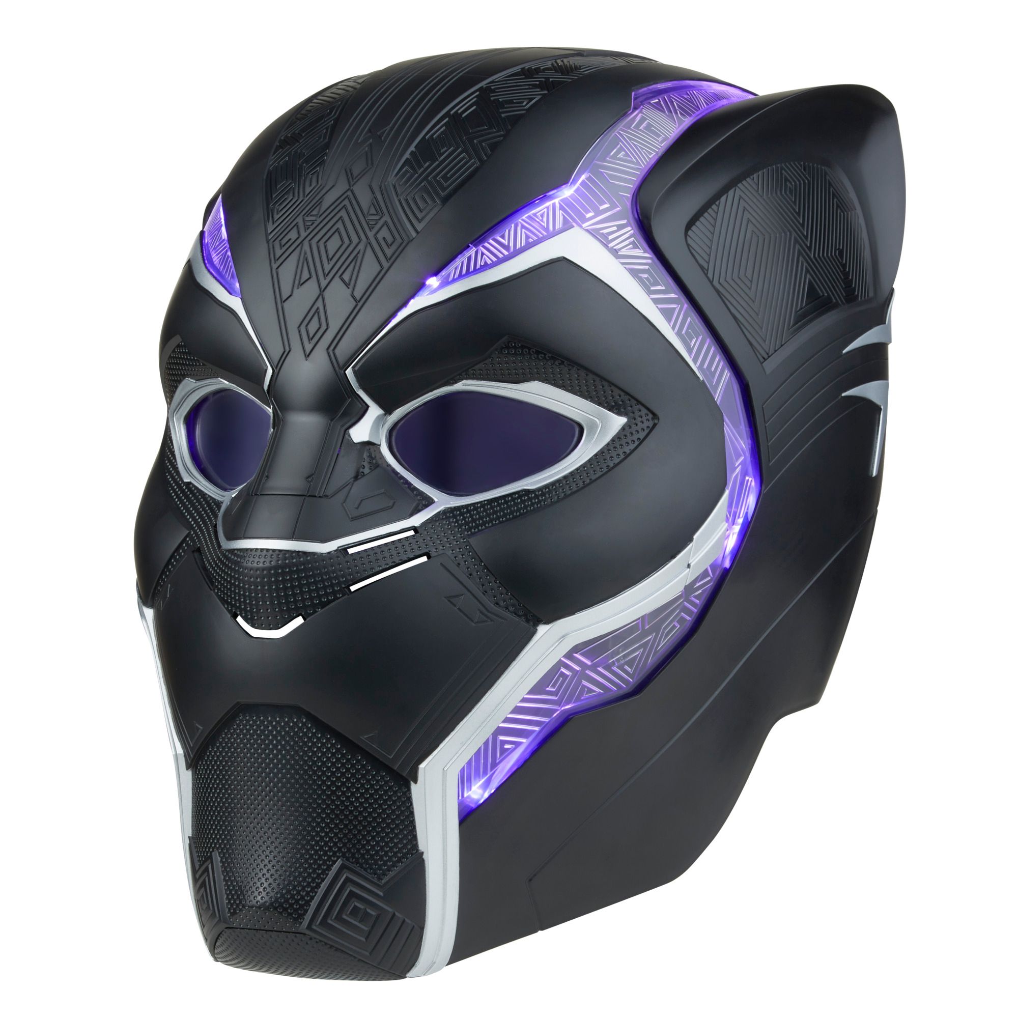 hasbro marvel legends series black panther electronic helmet