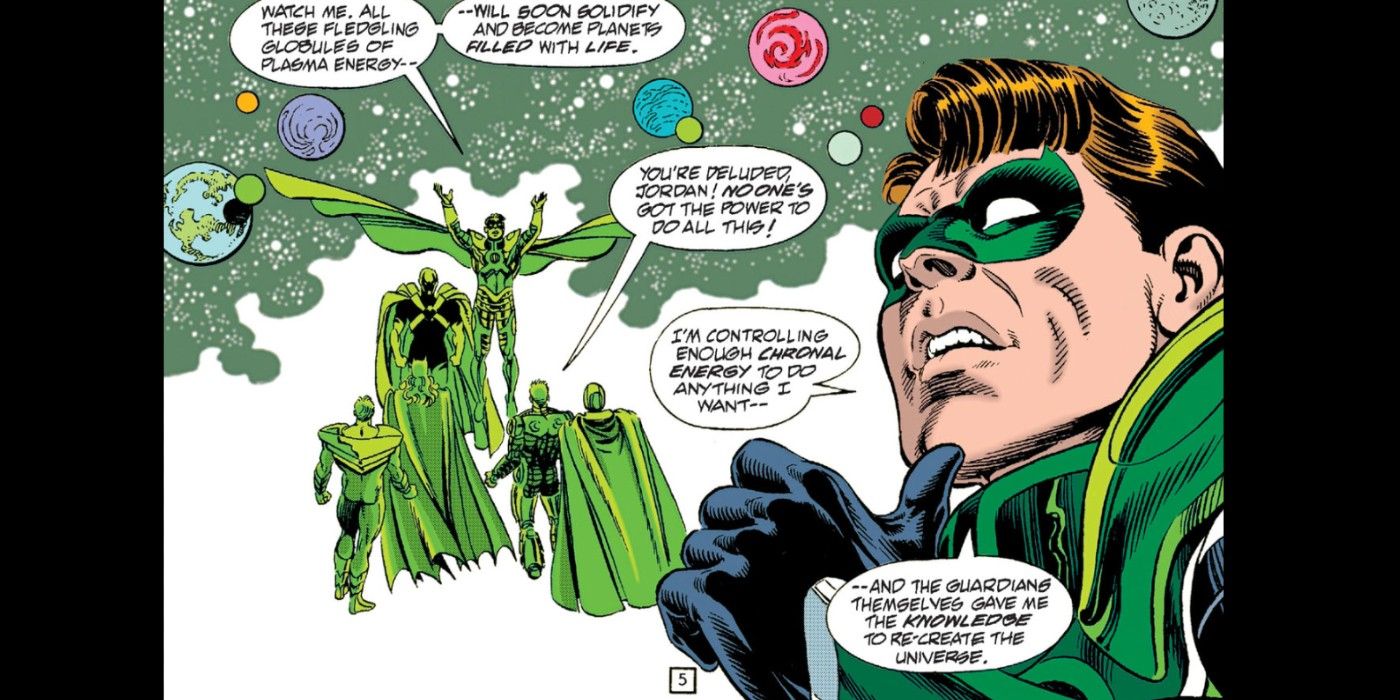 Hal Jordan as Parallax in Zero Hour A Crisis in Time