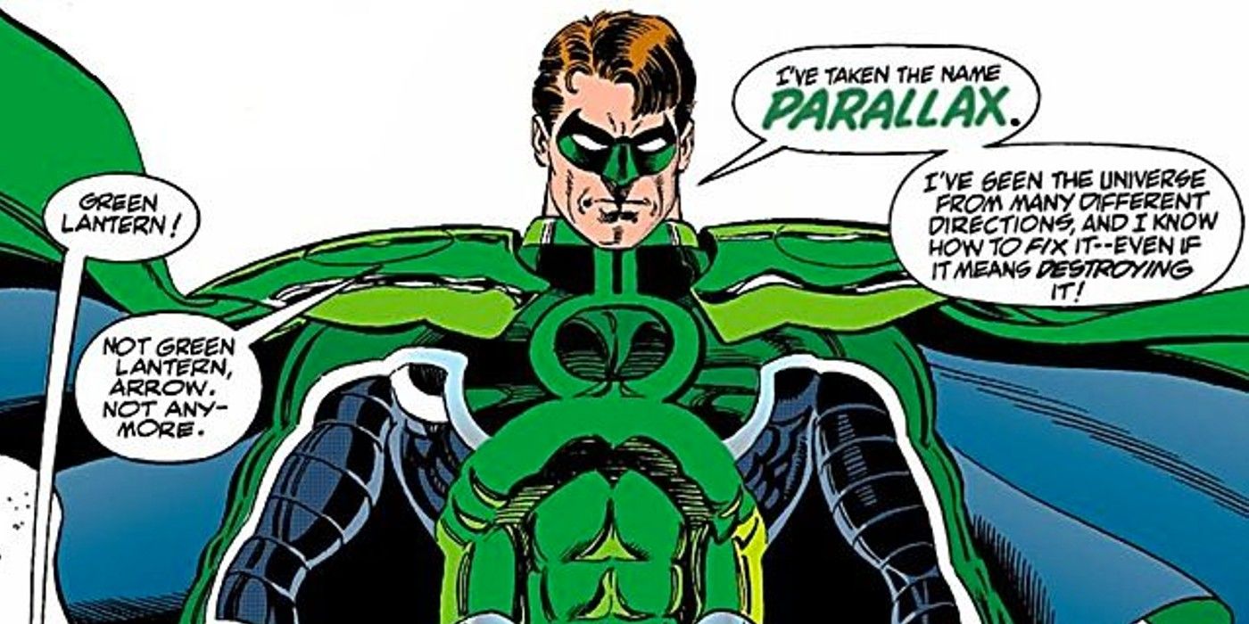 Hal Jordan as Parallax in Zero Hour comics.