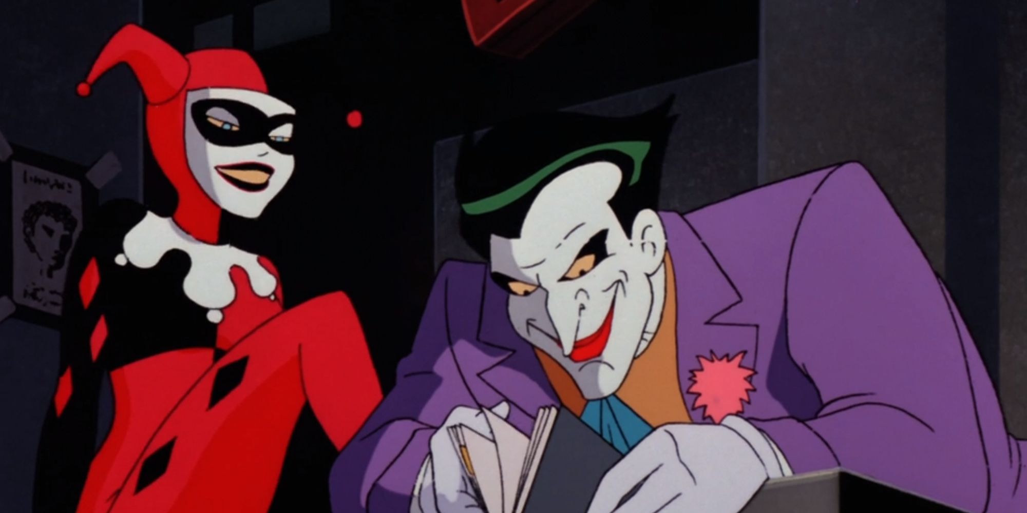 Harley Quinn making her first appearance in Jokers Favor of Batman The Animated Series