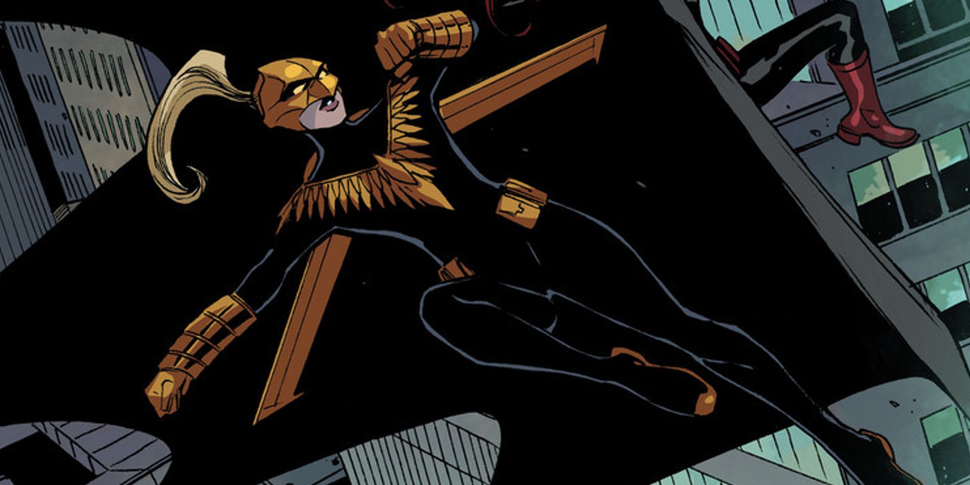 Hawkfire swinging into action with Batwoman in DC comics