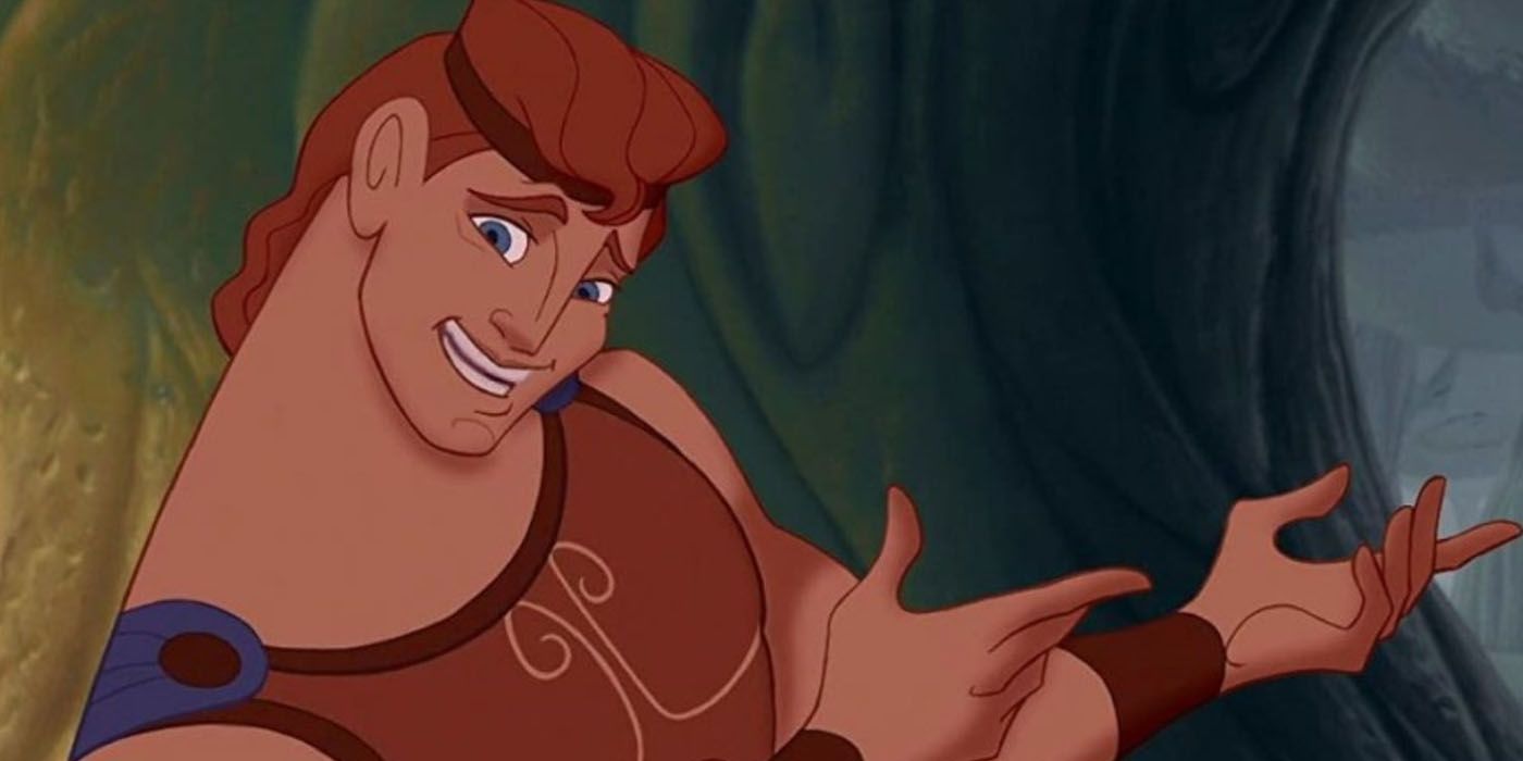 Disney Hercules parecendo envergonhado