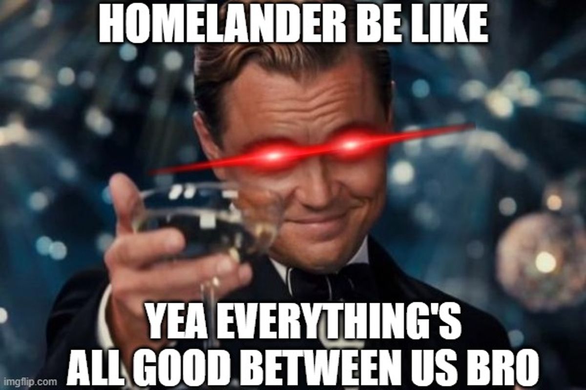 Homelander Great Gatsby meme