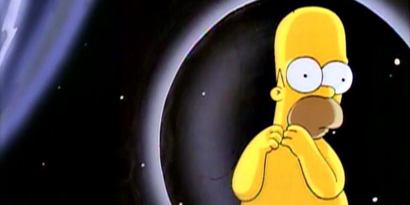 Homer as the Star-Child in The Simpsons
