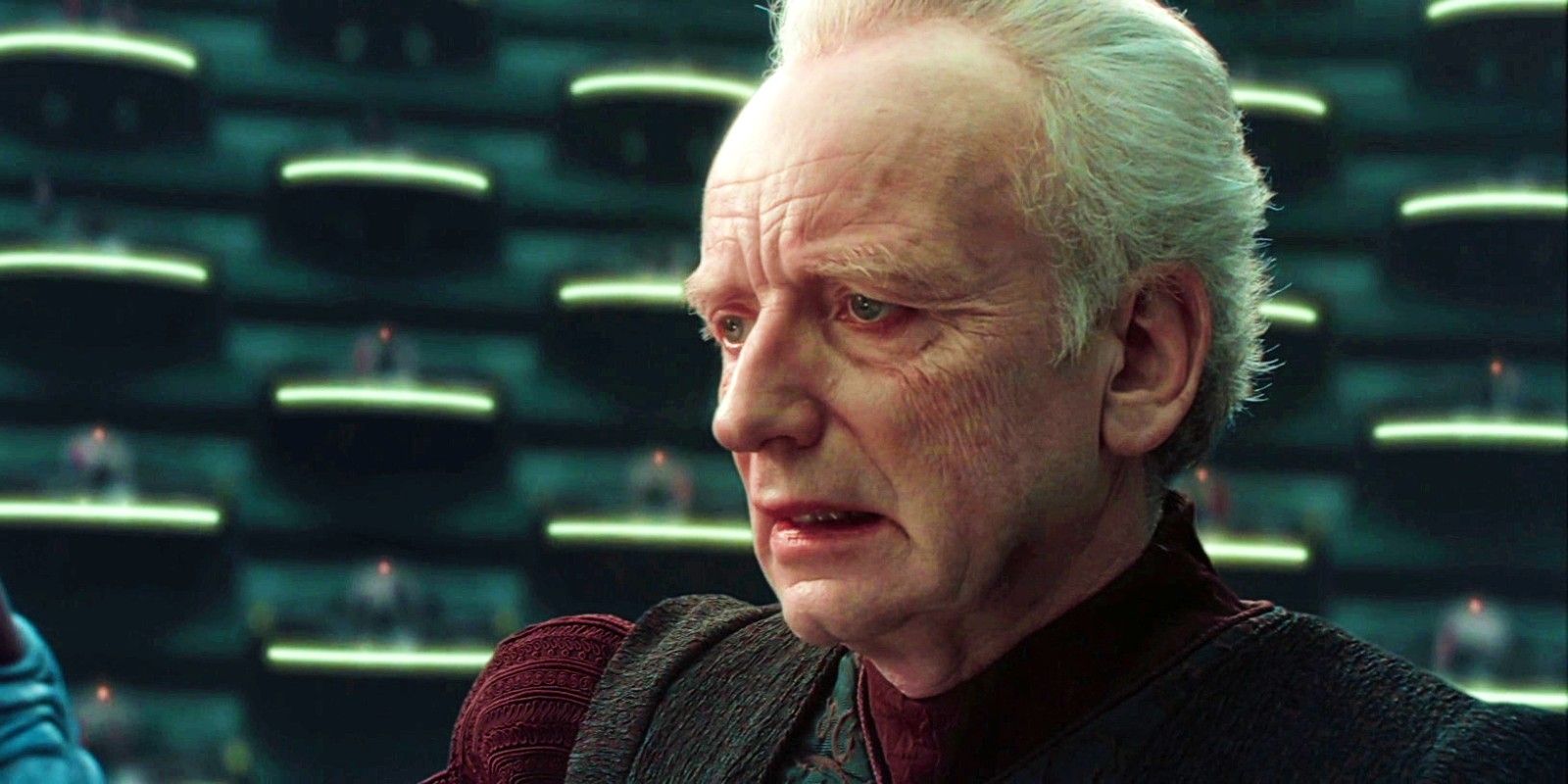 Ian McDiarmid as Palpatine in Attack of the Clones