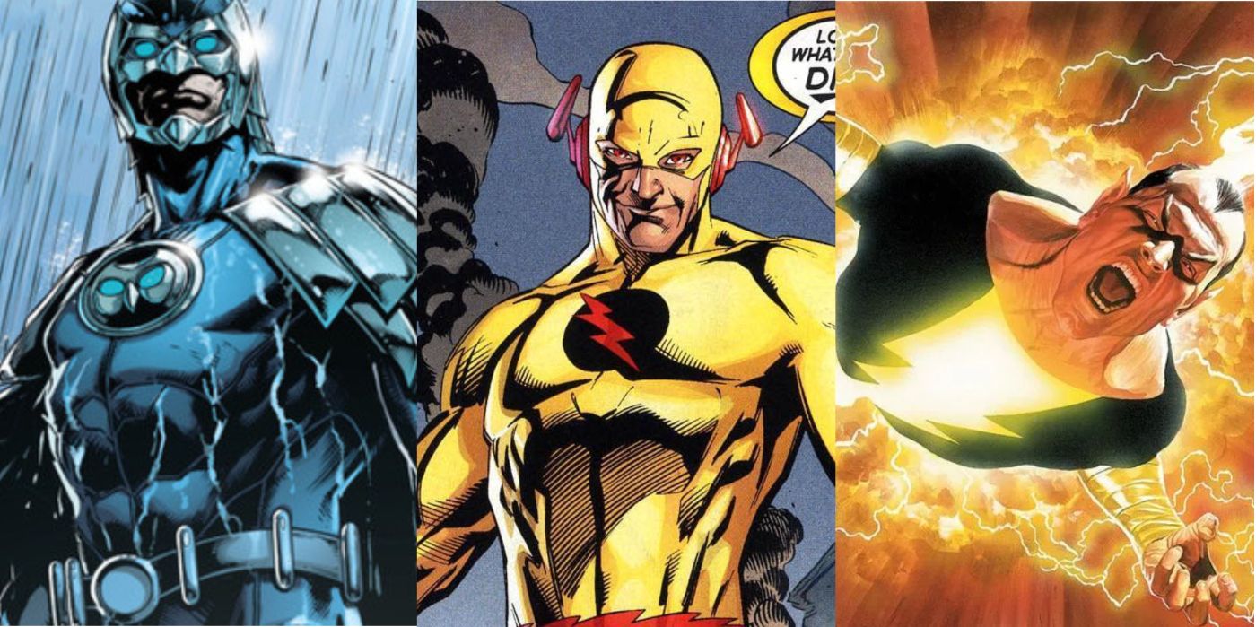 Images of Various Evil Doppelgangers of Superheroes