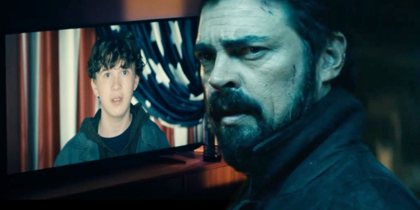 Jack Fulton as teen and Karl Urban as Butcher in The Boys