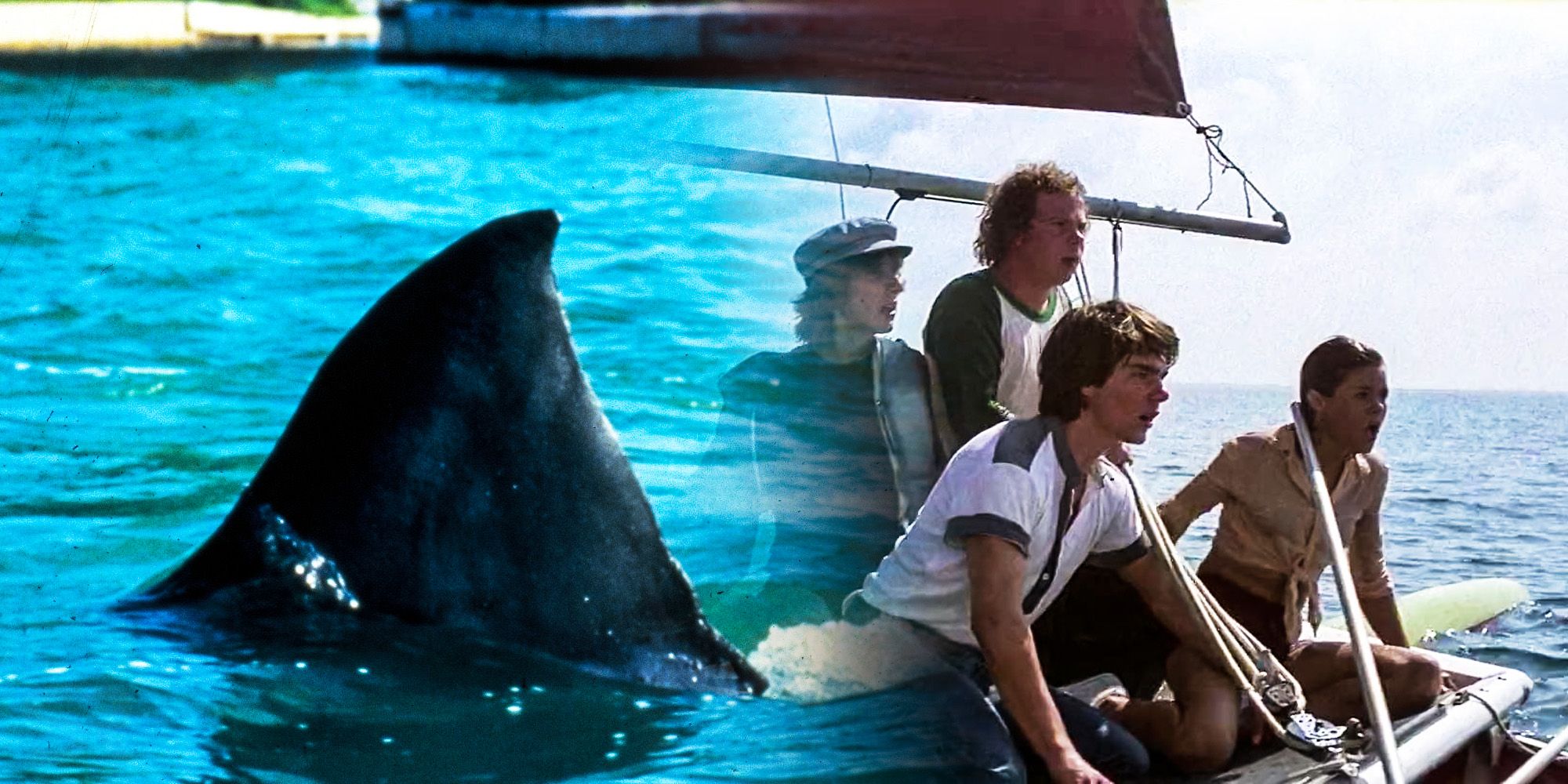 Jaws 2 cast stalked by real sharks