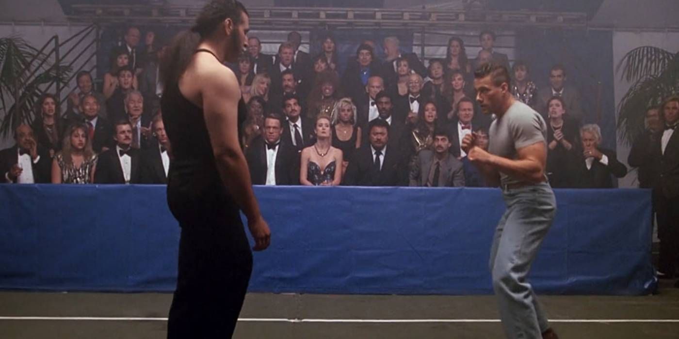 Jean-Claude Van Damme en la escena de la pelea de Lionheart