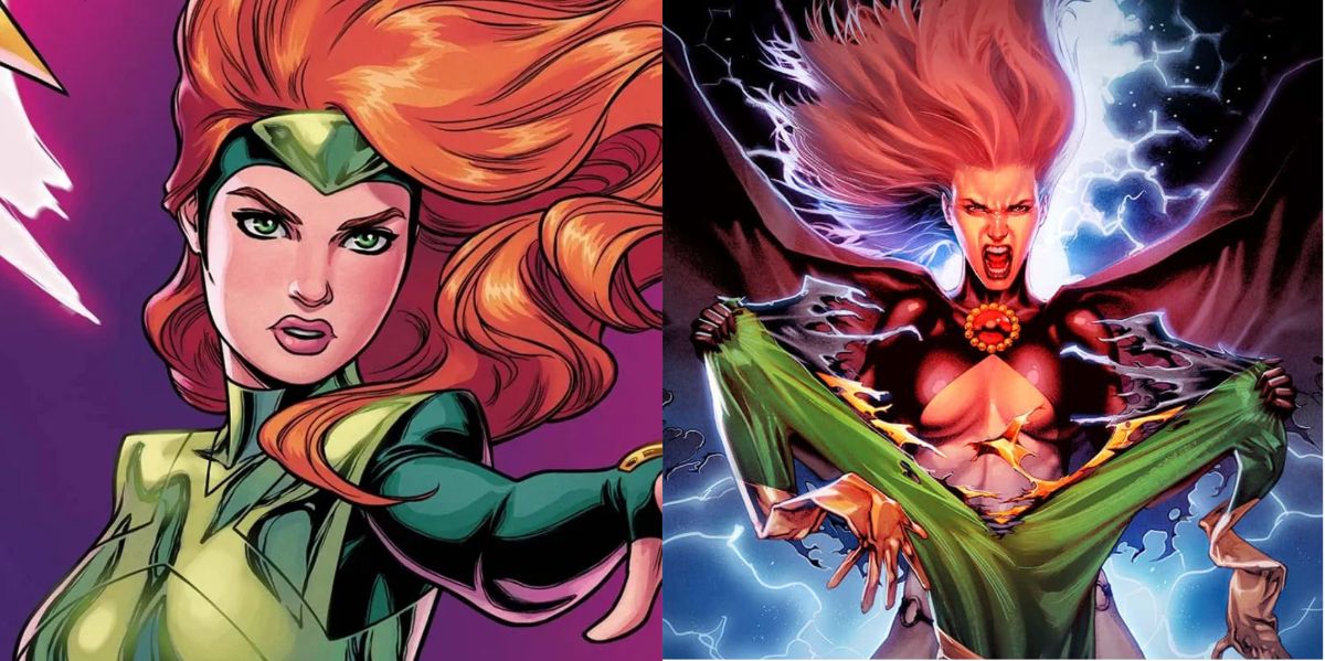 Jean Grey and Madelyne Pryor both use their powers from Marvel Comics