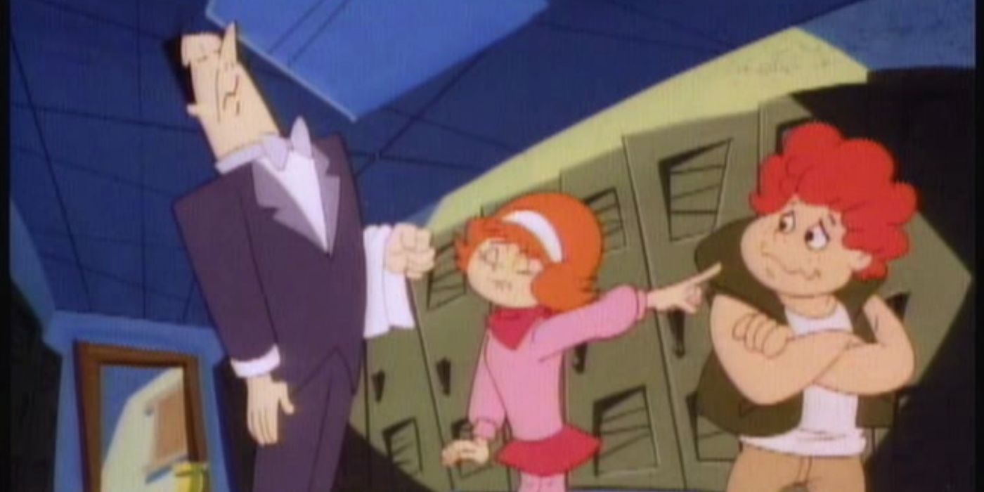 Jenkins with Daphne and Red Herring in Scooby-Doo