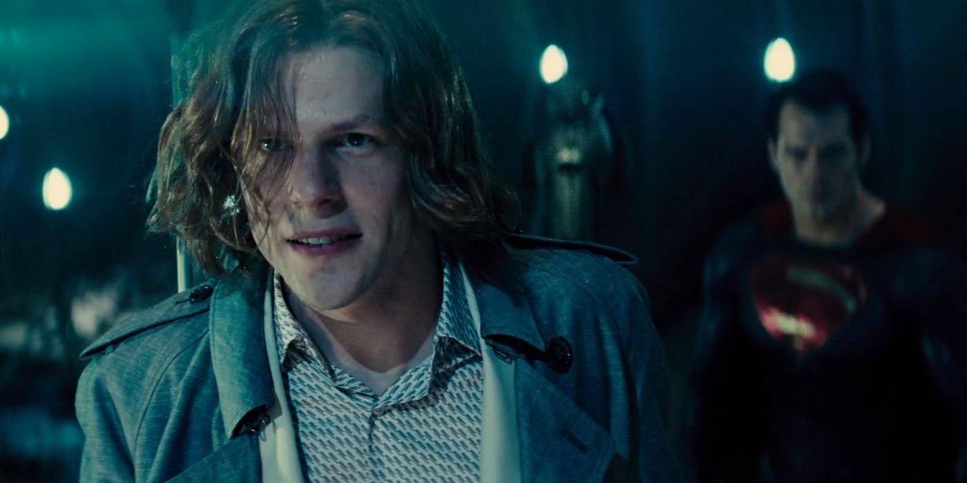 Jesse Eisenberg as Lex Luthor in Batman Vs. Superman.