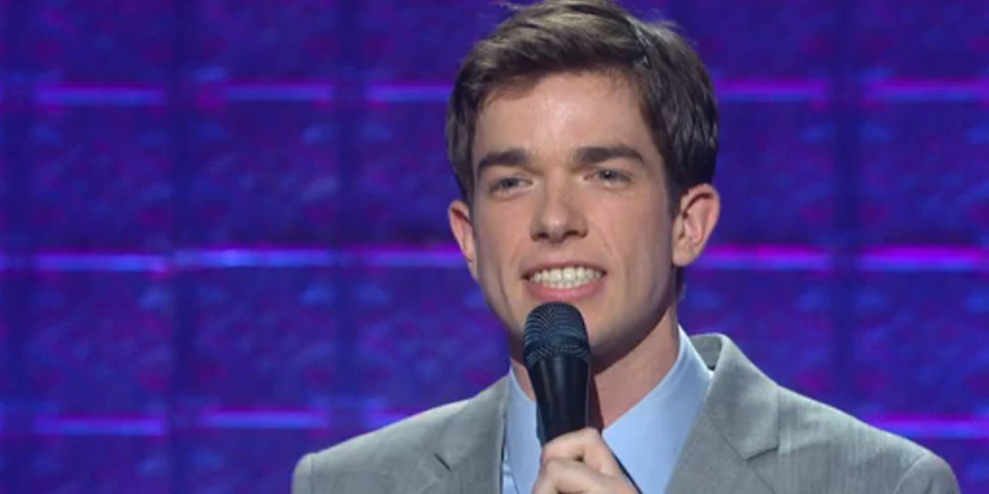 John Mulaney speaks emphatically in New in Town