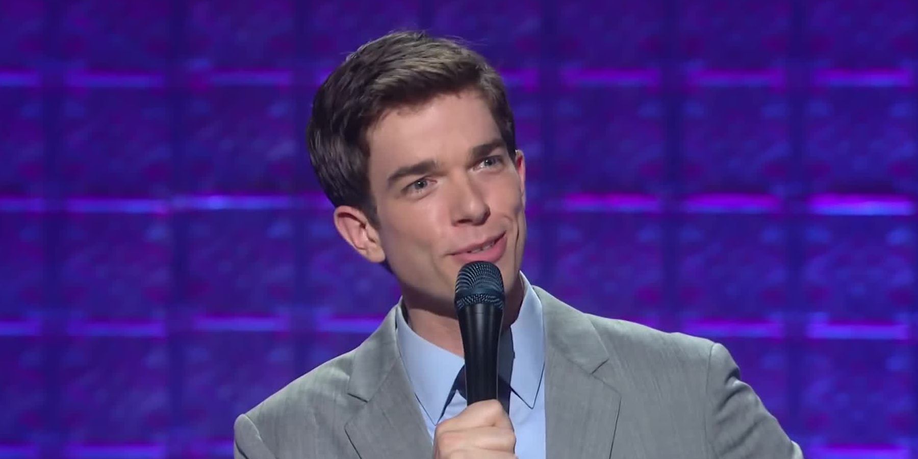 John mulaney makes a funny face in New in Town