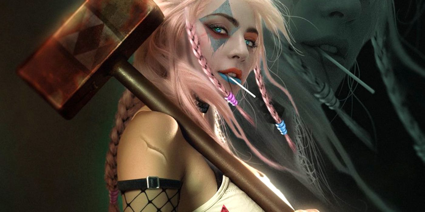 Joker 2 BossLogic fan art Lady Gaga as Harley Quinn header