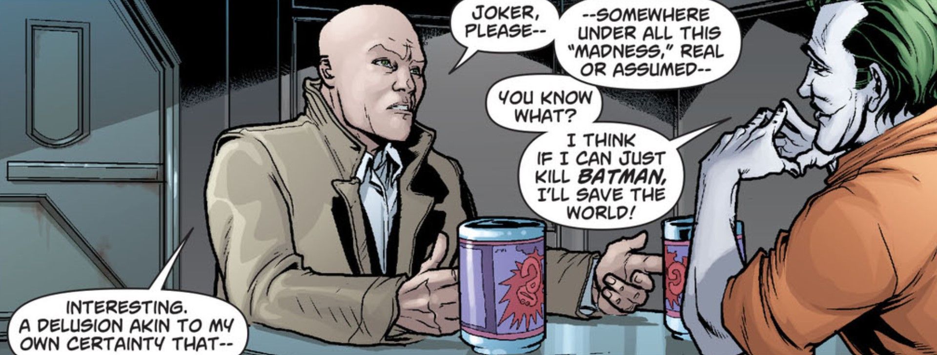 Joker Lex Luthor Trolling DC Comics
