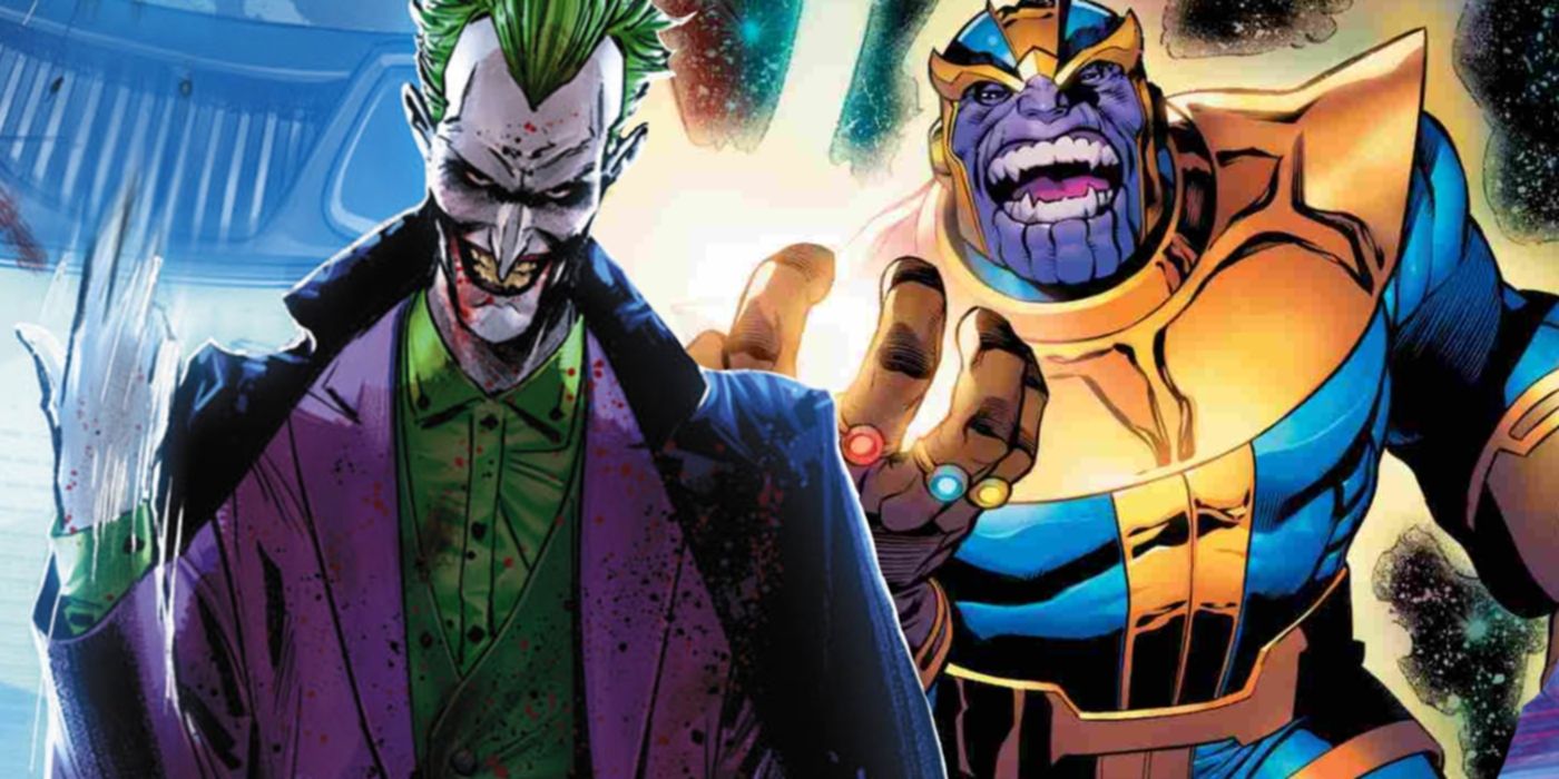 Joker and Thanos DC Marvel Comics
